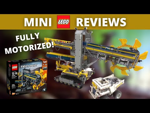 2017 Rare LEGO Technic Bucket Wheel Excavator  - MINI REVIEW