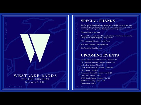 Westlake Band Concert - February 9, 2021