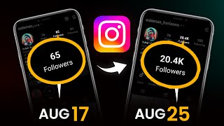 I Got 20K Followers in less than a Week on Instagram (Complete Guide)