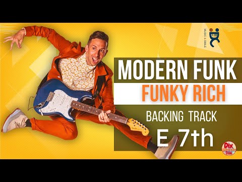 Funk guitar Backing track (Cory Wong Style) - Funky Rich in E dominant (120 bpm)