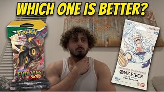 Pokemon vs One Piece Sleeved Packs (Price Comparison)