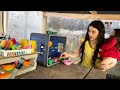 JUGANDO A LA CASITA Y LA MAMÁ CON MI BEBÉ TODDLER NASHLY DANIA / COCINITA , LAVADO , CUARTO ,