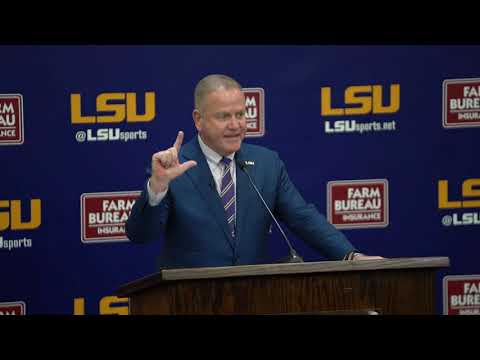 Watch Brian Kelly's first press conference as the head coach of LSU