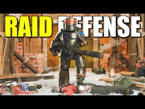 Defending THREE ONLINE RAIDS To Become The RICHEST GROUP In RUST