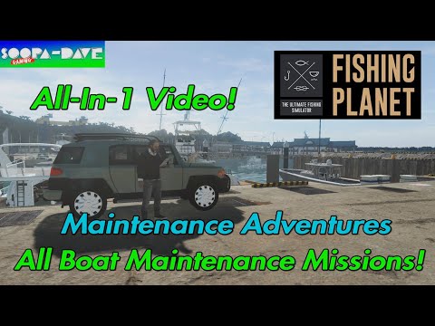 Fishing Planet All Maintenance Adventures Mission Map Echo Sounder Fish Finder 360