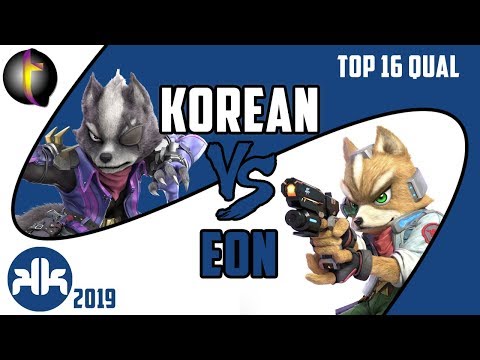 KKON19 Main Event: SSBU - Top 16 Qual - K0rean vs Eon