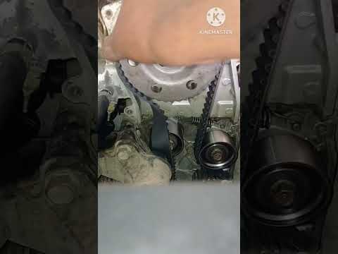 mazdaB2200 timing belt change