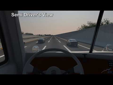 Image of Interstate Semi Collision Visualization