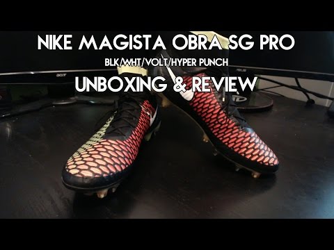 Nike Magista Obra Black/Hyper Punch/Volt - Unboxing & Review