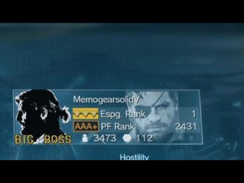 INFILTRATING The RANK 1 PLAYER'S FOB METAL GEAR SOLID 5