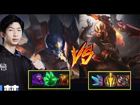 Xiao CHao Meng Plays Malphite Vs Tryndamere Top 13.15/DariusLol