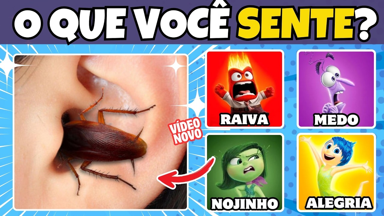 QUAL A SUA EMOÇÃO? #6 | Teste suas Emoções em Situações com DIVERTIDA MENTE 2 #quiz #divertidamente
