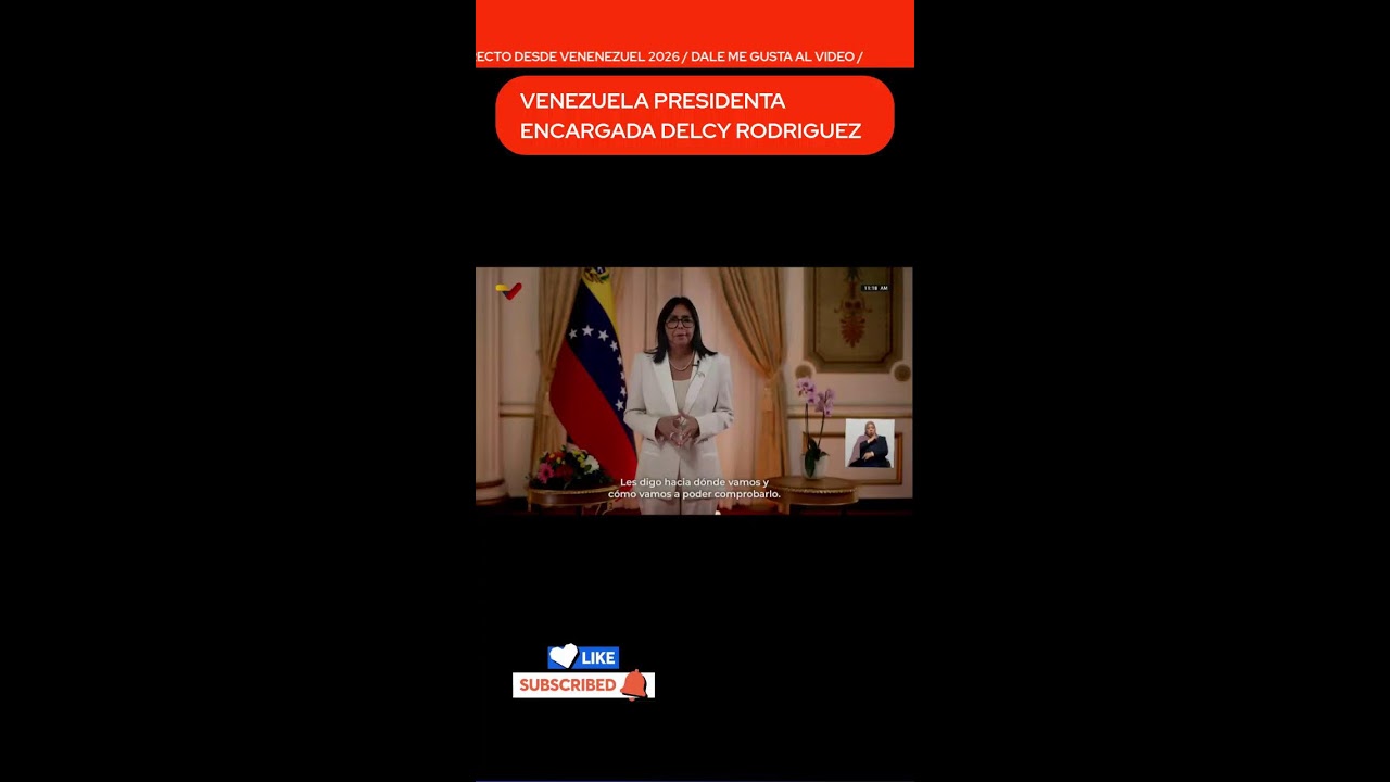 Delcy Rodríguez anuncios importantes para el país