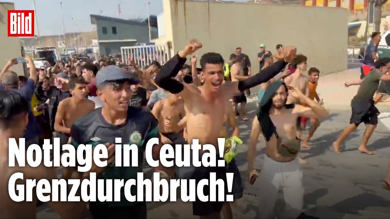 Ceuta, Spanien: Hunderte Migranten aus Marokko überrennen Hafenstadt – Behörden schlagen Alarm!
