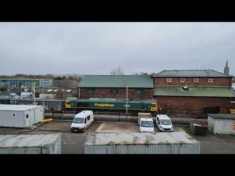 Freightliner Stone - 66619 6E69 Tunstead to Peterborough Yard seen at Oakham