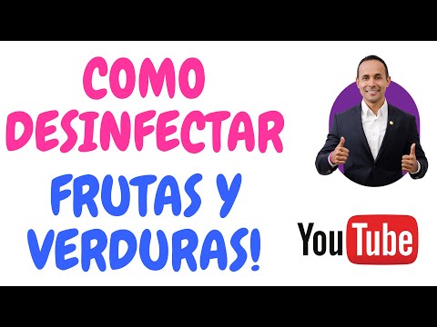 Cómo desinfectar frutas y verduras