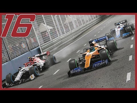 The Race of the Backmarkers | F1 2019 Alfa Romeo Career Mode Ep. 16 | 15/21 Singapore Grand Prix