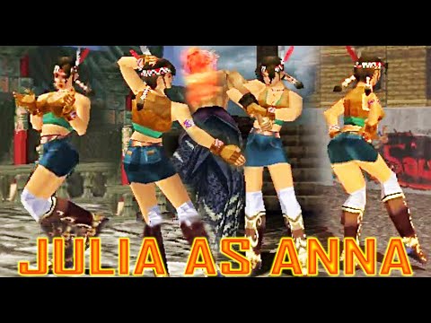 [TAS] Julia With Anna's Moves Gameplay - Tekken 3 (Requested)