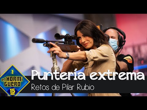 Pilar Rubio se enfrenta a un reto de puntería muy extremo - El Hormiguero