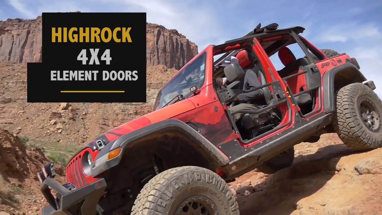 Bestop 5174001 - HighRock 4x4™ Element™ Doors - Jeep 2020-2026