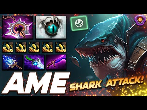 Ame Slark Shark Attack Action - Dota 2 Pro Gameplay [Watch & Learn]