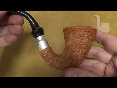 Pipa Brebbia First Calabash Rocciata Naturale - filtro 9mm