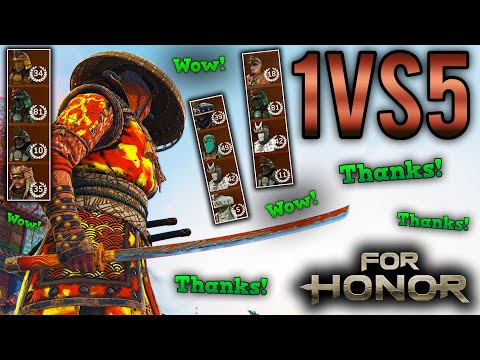 Insane carries in MOST difficult & toxic lobby ever [For Honor]