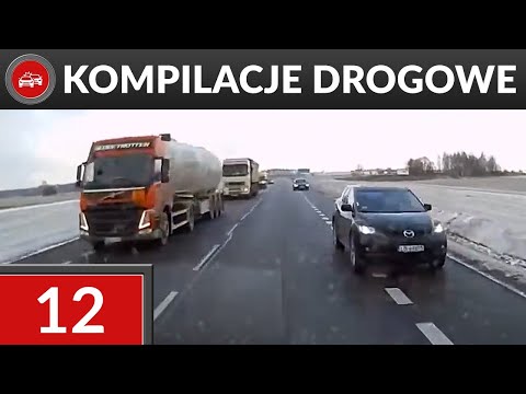 Wykroczenia, kolizje i niebezpieczne sytuacje na drogach - Kompilacje Drogowe #12
