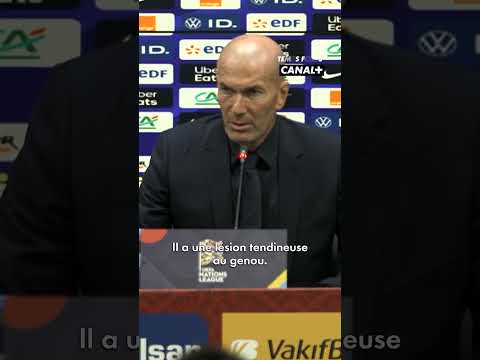 Zidane confirme le forfait de Mbappé 😳
