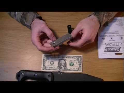 Coleman Magnesium Fire Starter Review (HD)