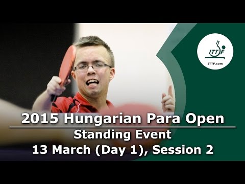 Para Tabletennis Hungarian Open Day1 Standing event