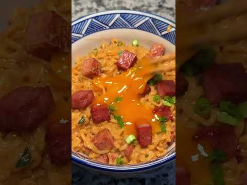 Day 1 of my ramen challenge - Spicy Cheesy Ramen