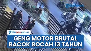 Detik-detik Teror Brutal Geng Motor di Makassar, Bawa Katana dan Busur lalu Tebas Bocah 13 Tahun