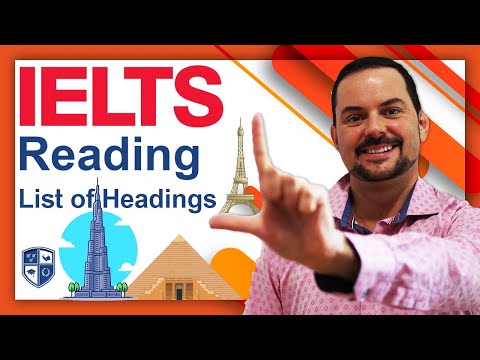 雅思標題列表--閱讀策略與掌握 (IELTS List of Headings - Reading Strategy and Mastery)