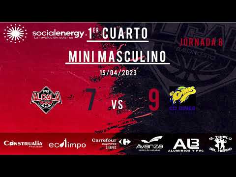 PGAlcalá - CD Gines Baloncesto Amarillo (Mini Masculino) Jornada 8