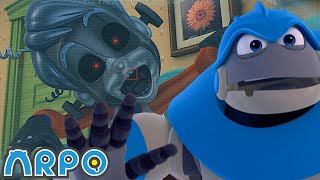 Download lagu Running on Empty! | Arpo the Robot | Funny Cartoons for Kids | @ARPOTheRobot mp3