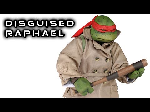 NECA 1/4 Scale RAPHAEL in DISGUISE TMNT Action Figure Review