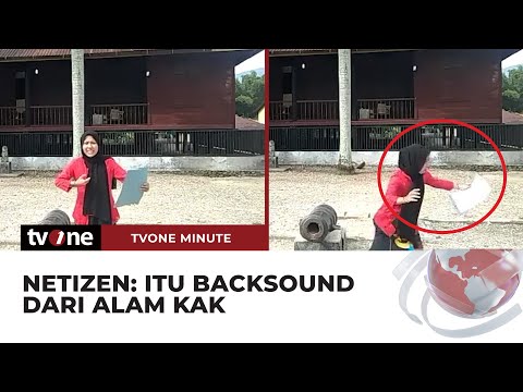 KOCAK! Fokus Baca Puisi, Wanita ini Dikagetkan dengan Suara Petir | tvOne Minute
