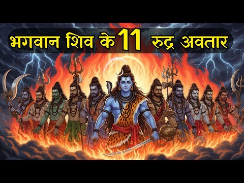 The 11 Fierce Rudra Avatars of Lord Shiva | The Untold Legends of Mahadev | shiv rudra avatar #shiva