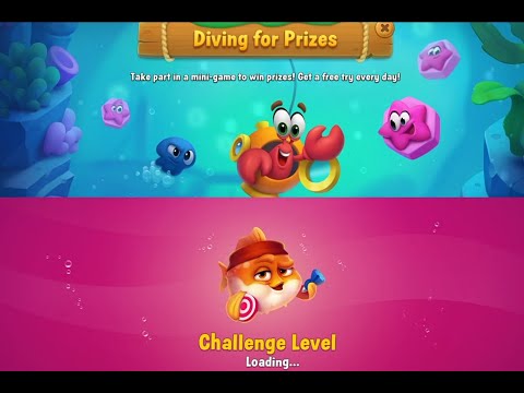 Fishdom Diving For Prize and  Challenge Level that available on this Update 🤩🤯
