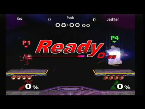 Christmas Carnage '16 - Jester (Ganon) vs KoL (Marth) Melee Pools