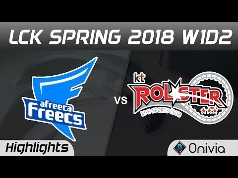AFS vs KT Highlights Game 2 LCK Spring 2018 S8 W1D2 Afreeca Freecs vs KT Rolster by Onivia