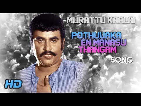 Rajinikanth Hits | Podhuvaga En Manasu Song | Murattu Kaalai Tamil Movie Songs | Rajini | Ilayaraja
