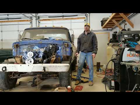 Ford 460 ZF5 transmission swap mechanical clutch conversion