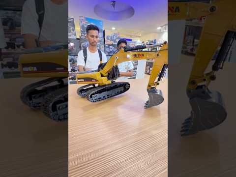Huina 1580 23-Channel 1:14 Full-Scale Large Alloy Electric Excavator Digging Remote Control Engineering Vehicle Model 