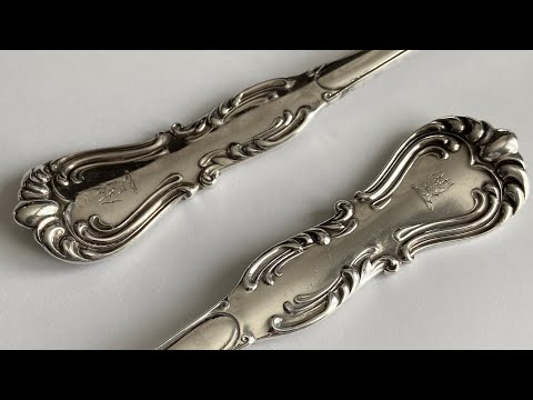 Antiques. Antique Silver 48: rare Victorian patterns