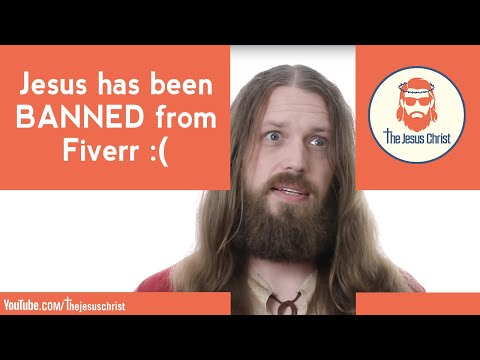 Jesus has been BANNED by Fiverr :(