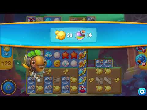 Fishdom 5891 Level - 28 moves - NO BooSTERS