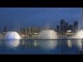 The Dubai Fountain light show - Baba Yetu ...