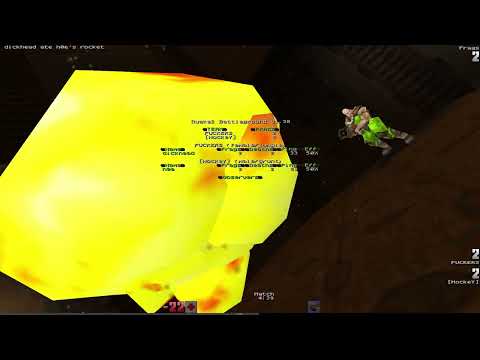 Quake 2 1on1 Duel q2dm2 Dickhead (me) vs h0e 2000-03-04